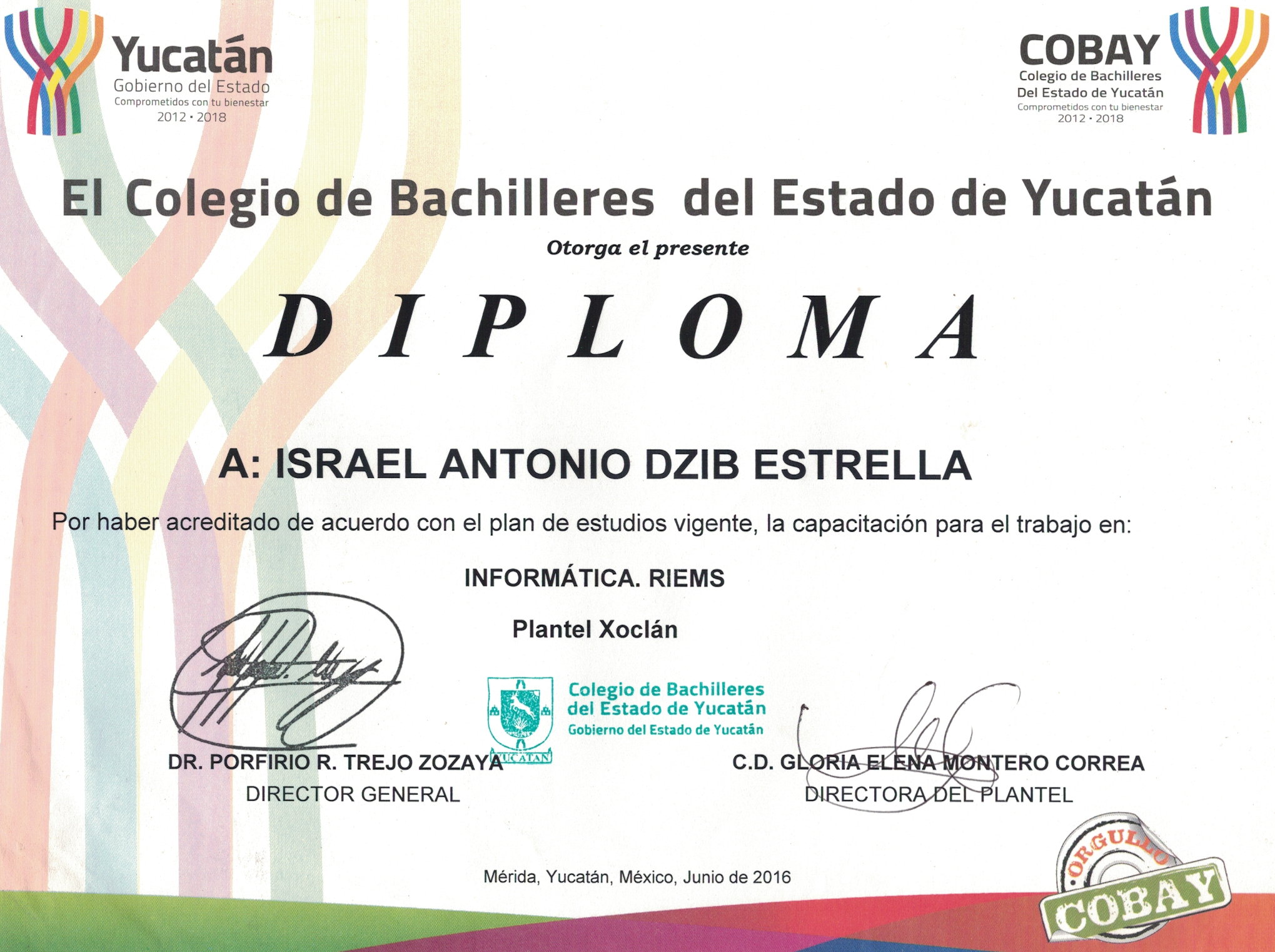 Certificaddo de Bachillerato